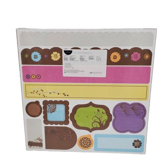 Creative Memories Simple Blooms Border Kit Die Cut Shapes - Picture 1 of 3